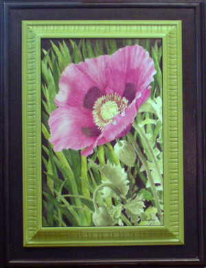 Encaustic Poppy