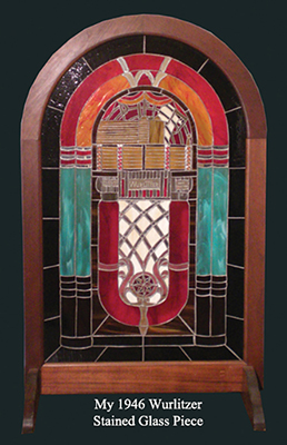 My 1946 Wurlitzer Stained Glass Piece